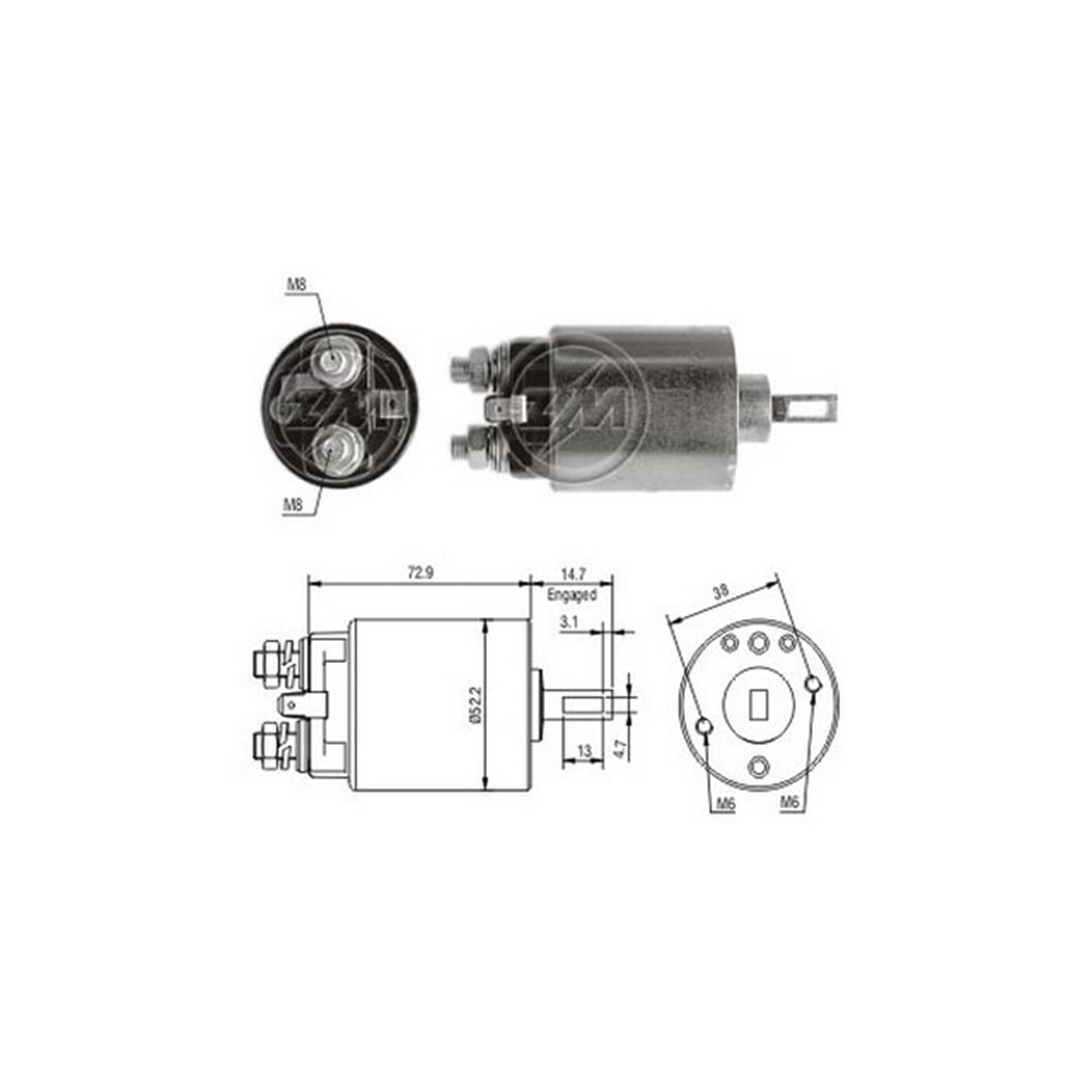 MARŞ OTOMATİĞİ 12V NISSAN CAPSTAR / KINGCAP / VANE