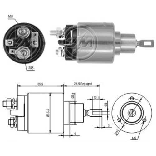 ZM-1573 12V VOLVO 740-940-960