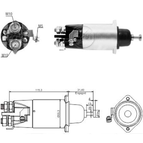 MARŞ OTOMATİĞİ 24V HITACHI EXCAVATOR ISUZU KAMYON