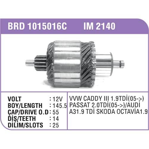 MARS KOLLEKTORU 12V,VW CADDY III 1.9TDI(05->)