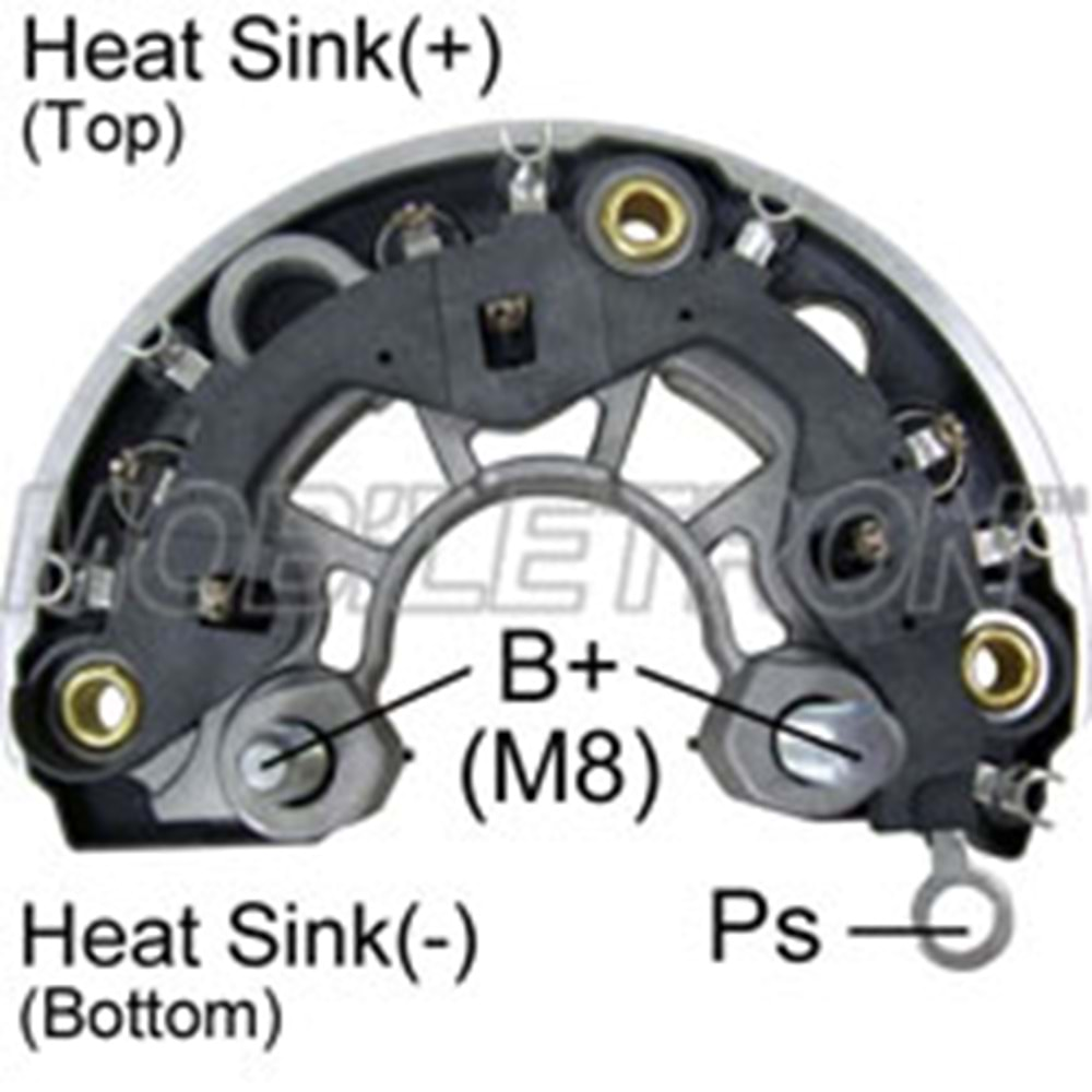 ALTERNATOR DIOT TABLASI 120mm 6X50 VW AUDI SEAT SK