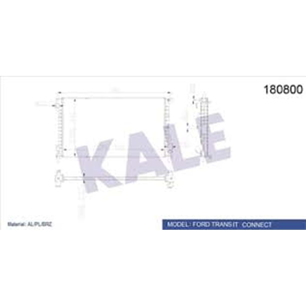 RADYATOR SU TRANSIT CONNECT V227 TDCI NAC MT 02 gt;