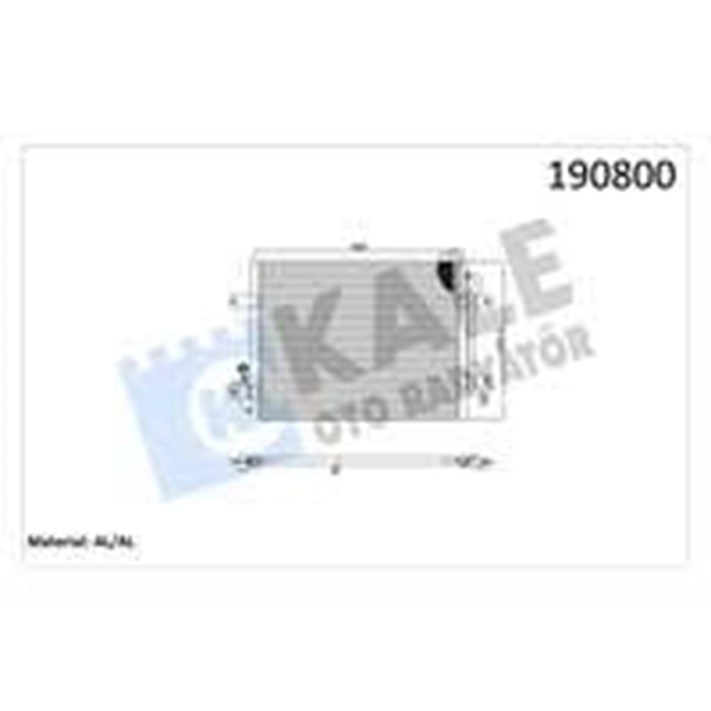 RADYATOR KLIMA FIAT PALIO 1.4