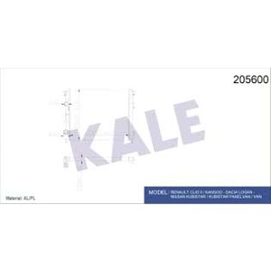 RADYATOR SU CLIO II - KANGOO 1.2I 16V (MUSURSUZ)