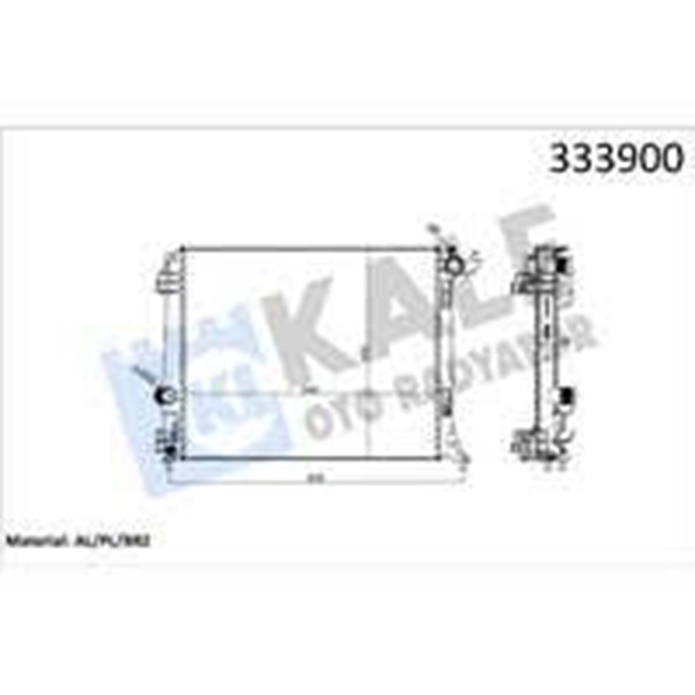 RADYATOR SU MEGANE SCENIC 4 TALISMAN 26mm 16 gt;