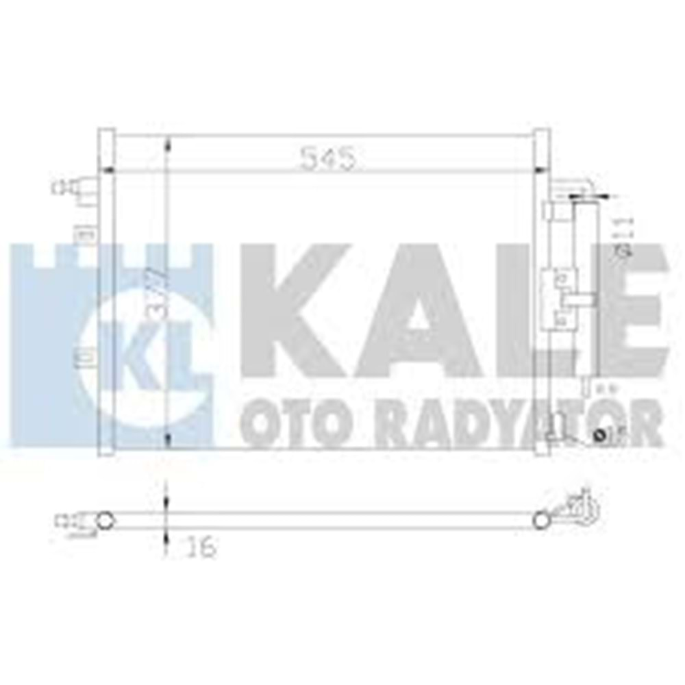 RADYATOR KLIMA CLIO 3-MODUS 1.2 1.4 1.6 2.0 05+