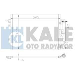 RADYATOR KLIMA CLIO 3-MODUS 1.2 1.4 1.6 2.0 05+