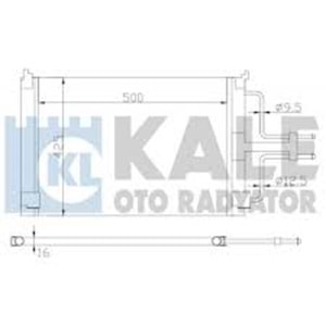 RADYATOR KLIMA RENAULT LAGUNA I 1.8 2.0 16V 94 gt;