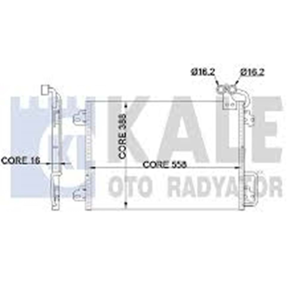 RADYATOR KLIMA MEGANE I-SCENIC I 1.4 1.6 16V99-02