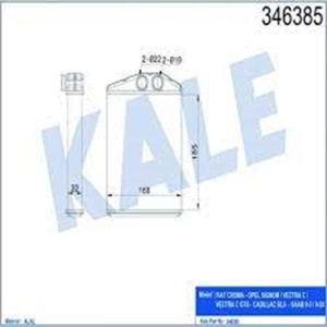 KALORIFER RADYATOR FIAT CROMA-OPEL SIGNUM/VECTR