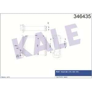 KALORIFER RADYATOR VOLVO 850 C70 I S70 V70