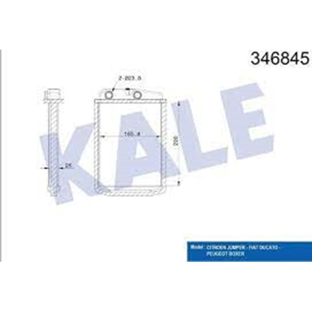 RADYATOR KALORIFER JUMPER 3-BOXER3 KALE 2081811AB