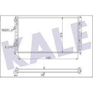 RADYATOR SU VOLKSWAGEN CADDY 2 POLO/CLASSIC MT