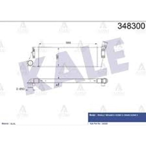 RADYATOR TURBO MEGANE II-SCENIC II 1.5DCI/1.9DCI