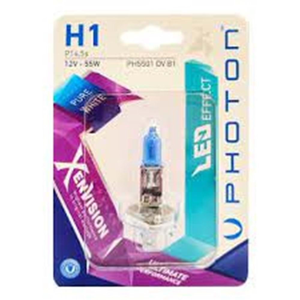 H1 12V 55W XEN VISION (TEKLİ BLISTER)