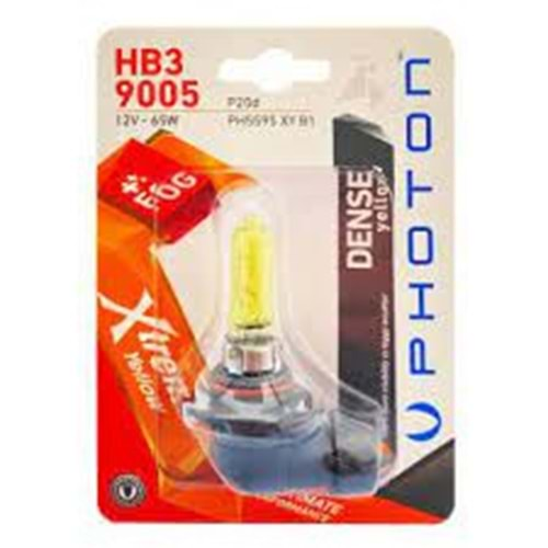 H8 12V 35W XTREME YELLOW (TEKLİ BLISTER)