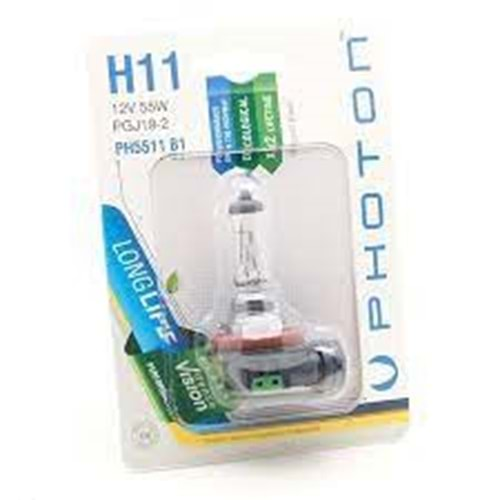 H11 12V 55W BLISTER