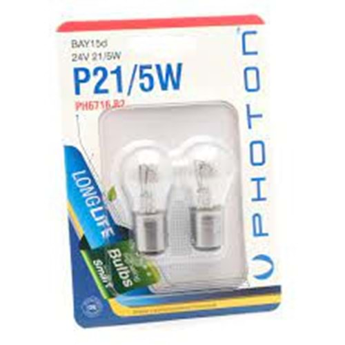 P21/5W 24V 2 Lİ BLISTER