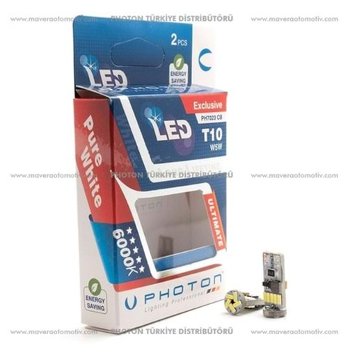 T10 W5W 24V 6+6 AMBER LED